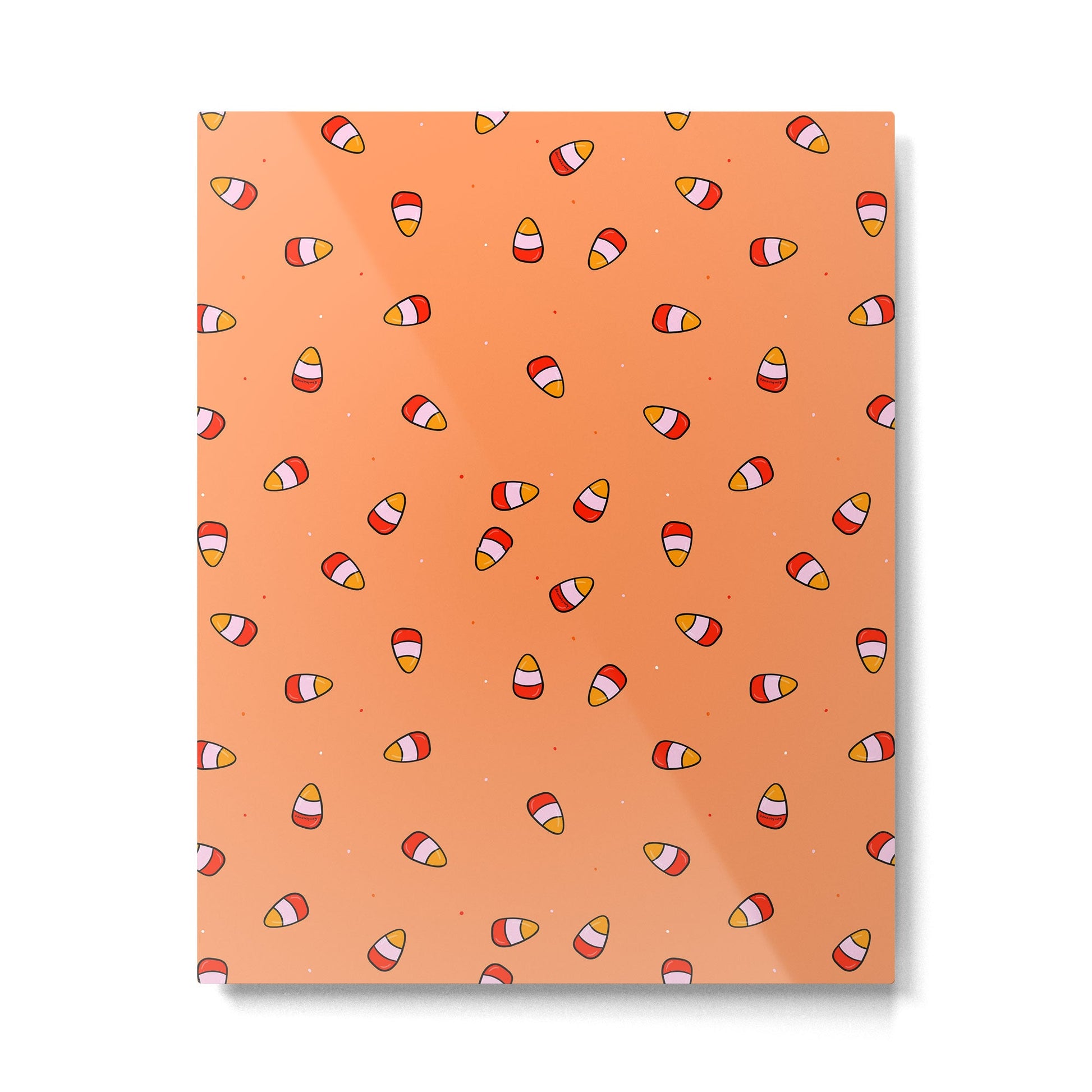 Candy Corn Print Metal Print | TeksDecor