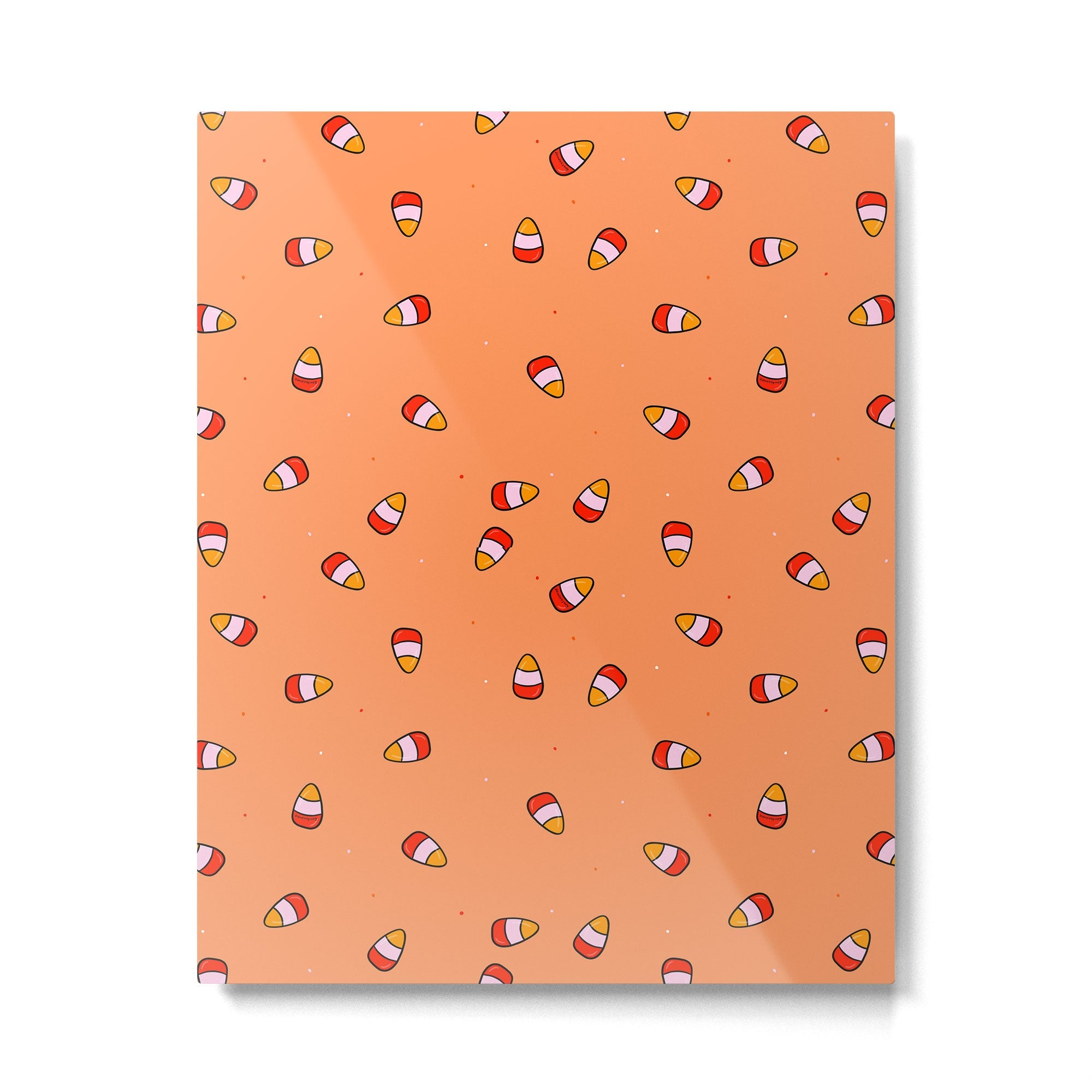 Candy Corn Print Metal Print | TeksDecor