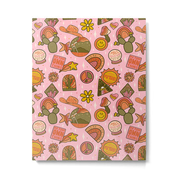 Fall Patch Print Metal Print | TeksDecor
