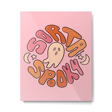 Fall Sorta Spooky ? Metal Print | TeksDecor