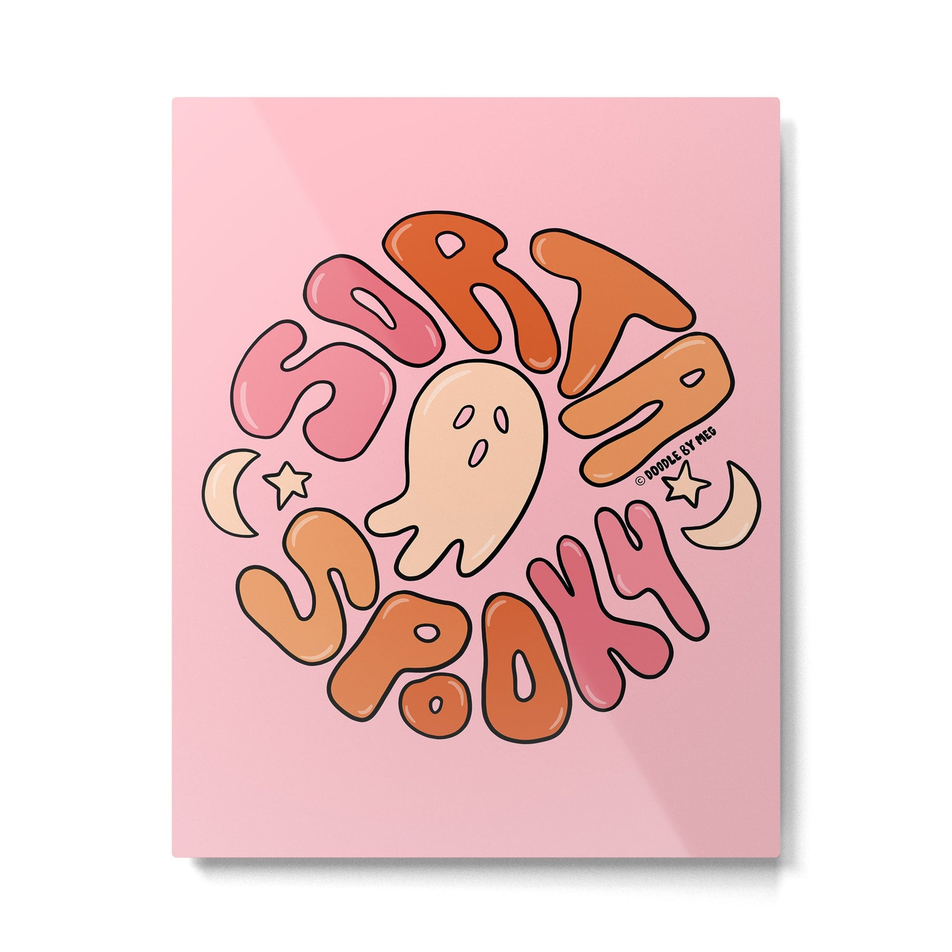 Fall Sorta Spooky ? Metal Print | TeksDecor