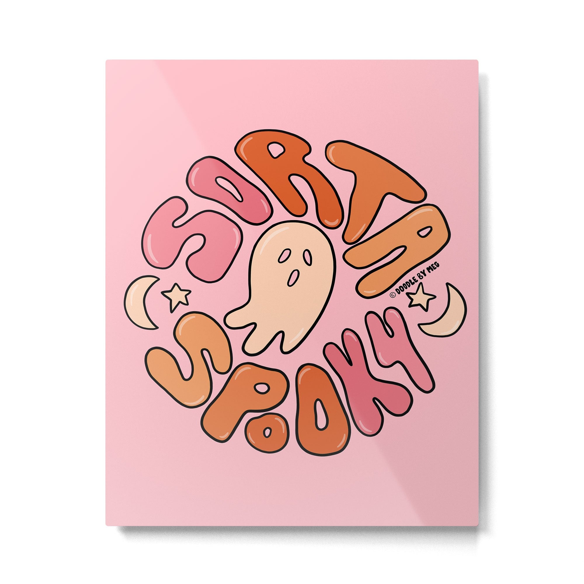 Fall Sorta Spooky ? Metal Print | TeksDecor