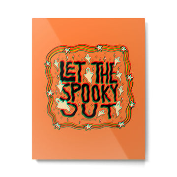 Let the Spooky Out in 3D Metal Print | TeksDecor