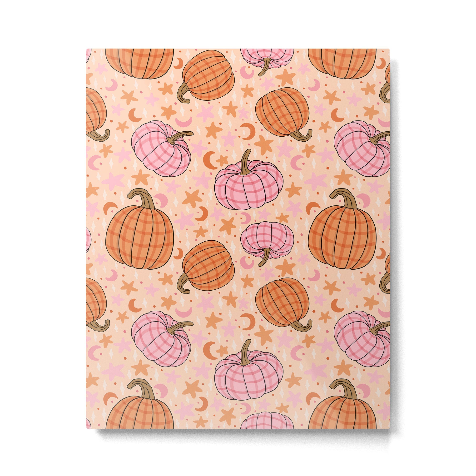 Pumpkin Print Metal Print | TeksDecor