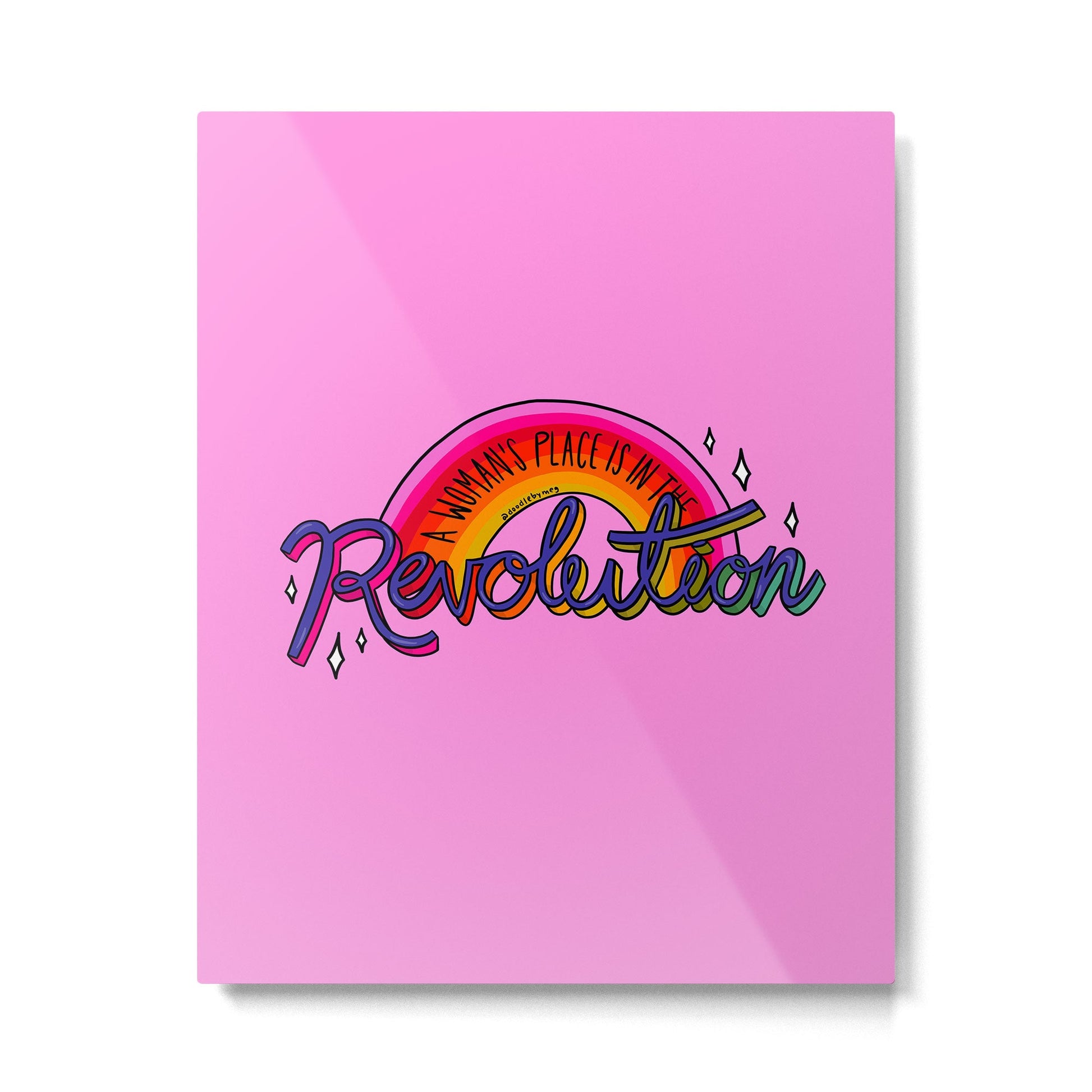 Revolution Metal Print | TeksDecor