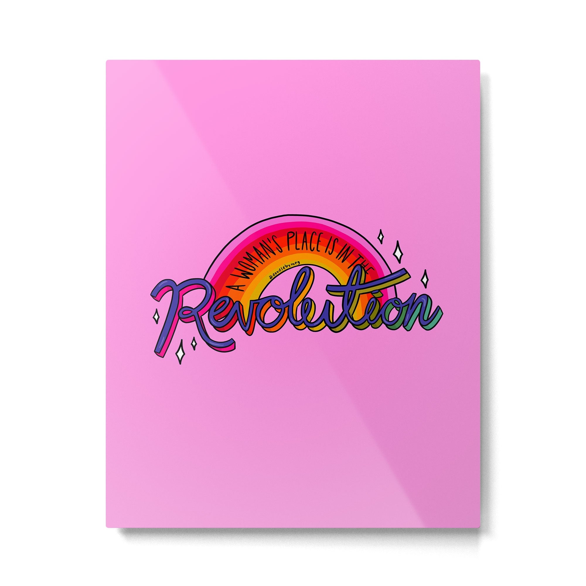 Revolution Metal Print | TeksDecor