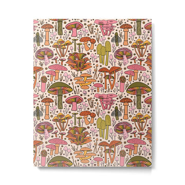 Vintage Mushroom Print Metal Print | TeksDecor