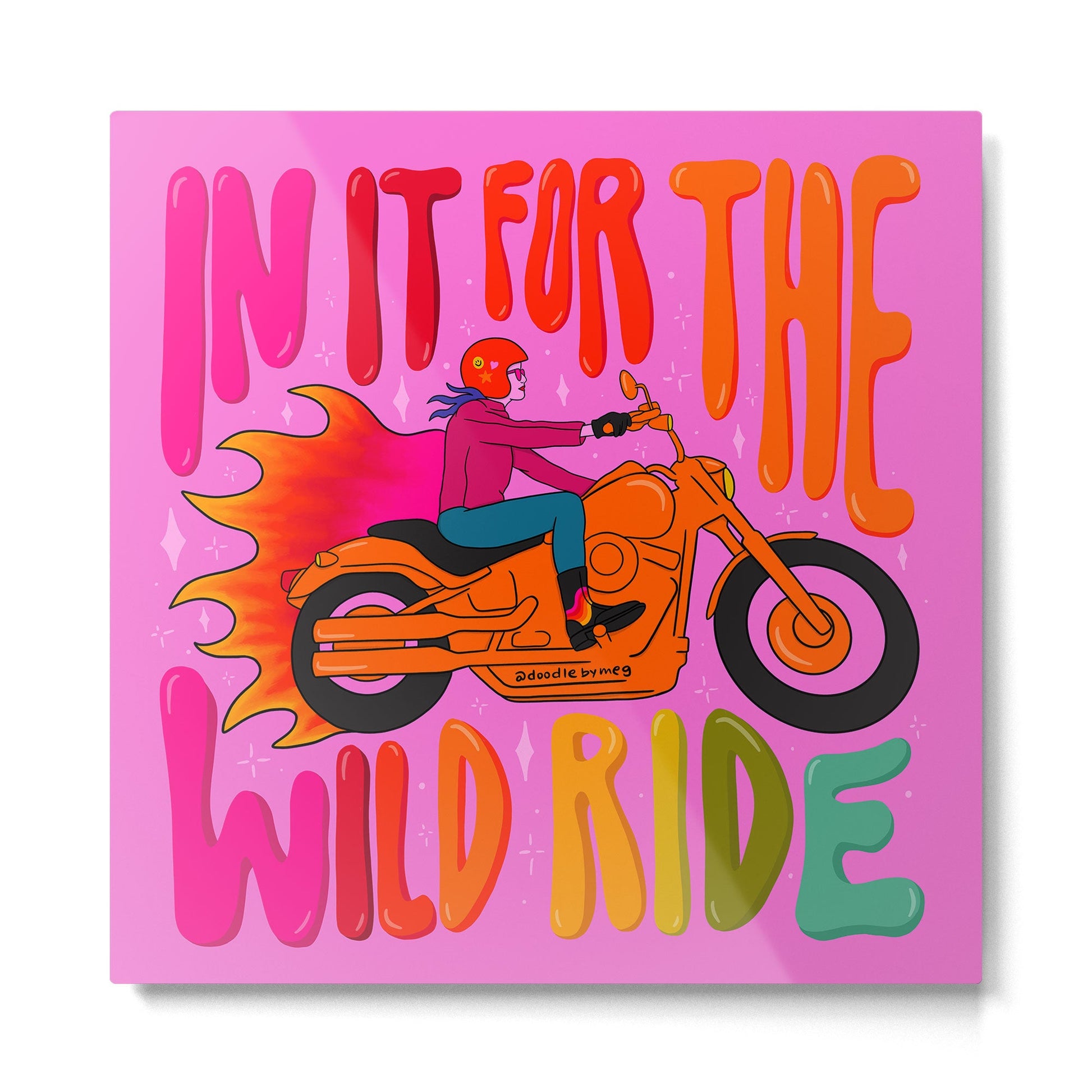 Wild Ride Metal Print | TeksDecor