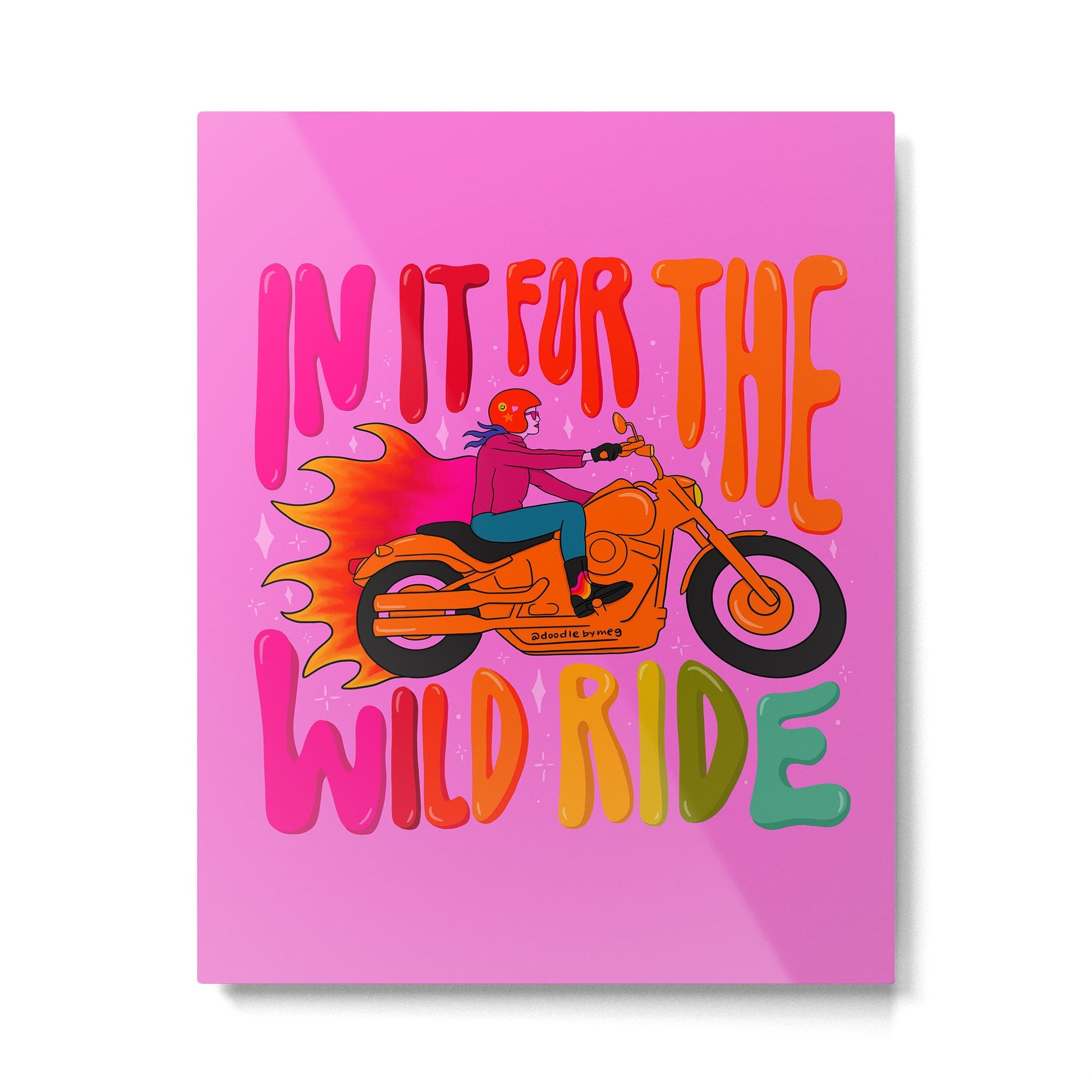 Wild Ride Metal Print | TeksDecor