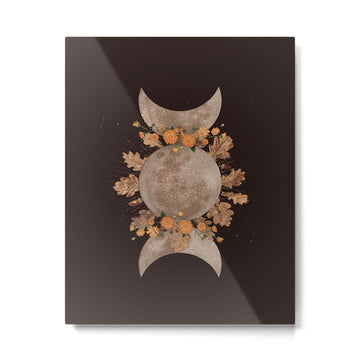Samhain Moon  Metal Print | TeksDecor