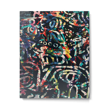 Graffiti Abstract Art Spray Paint Metal Print | TeksDecor