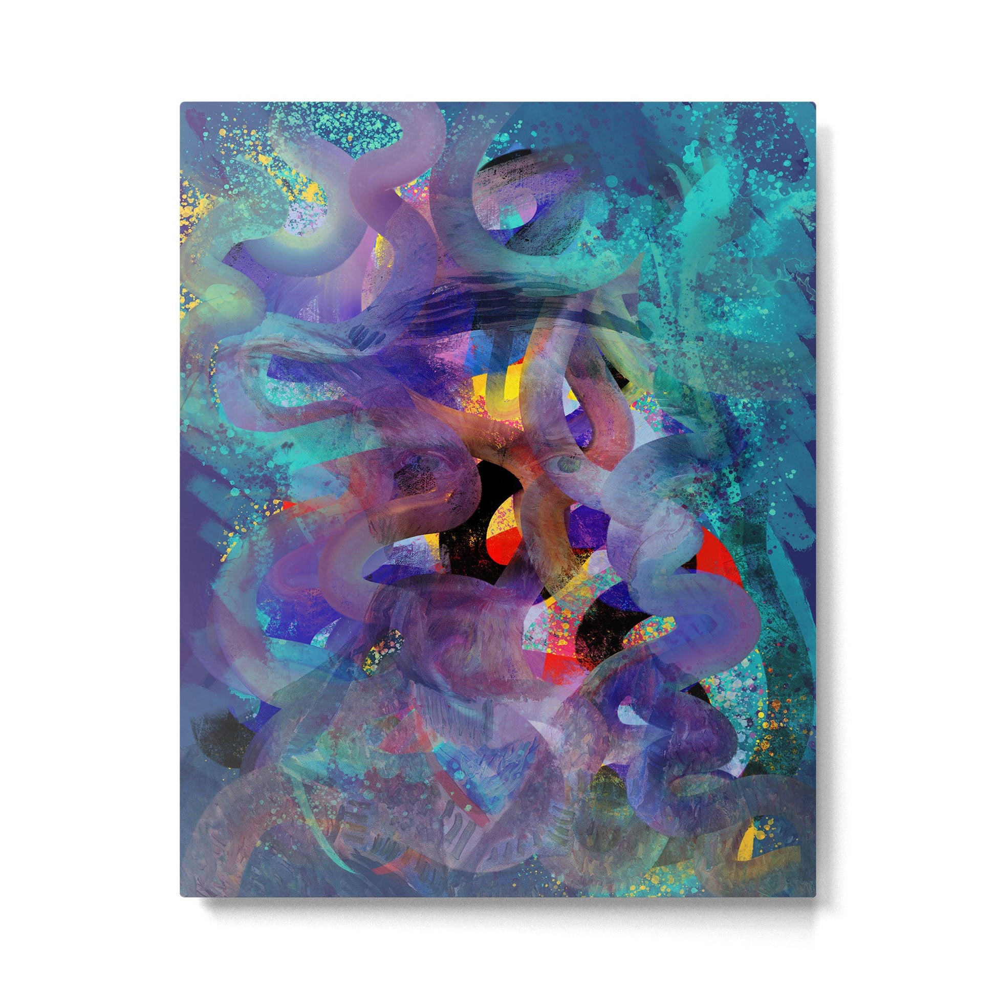 Where is Vincent ? Abstract 3D Mystic Art Metal Print | TeksDecor