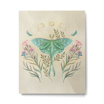 Luna and Forester - Oriental Vintage Metal Print | TeksDecor