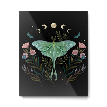 Luna and Forester Metal Print | TeksDecor
