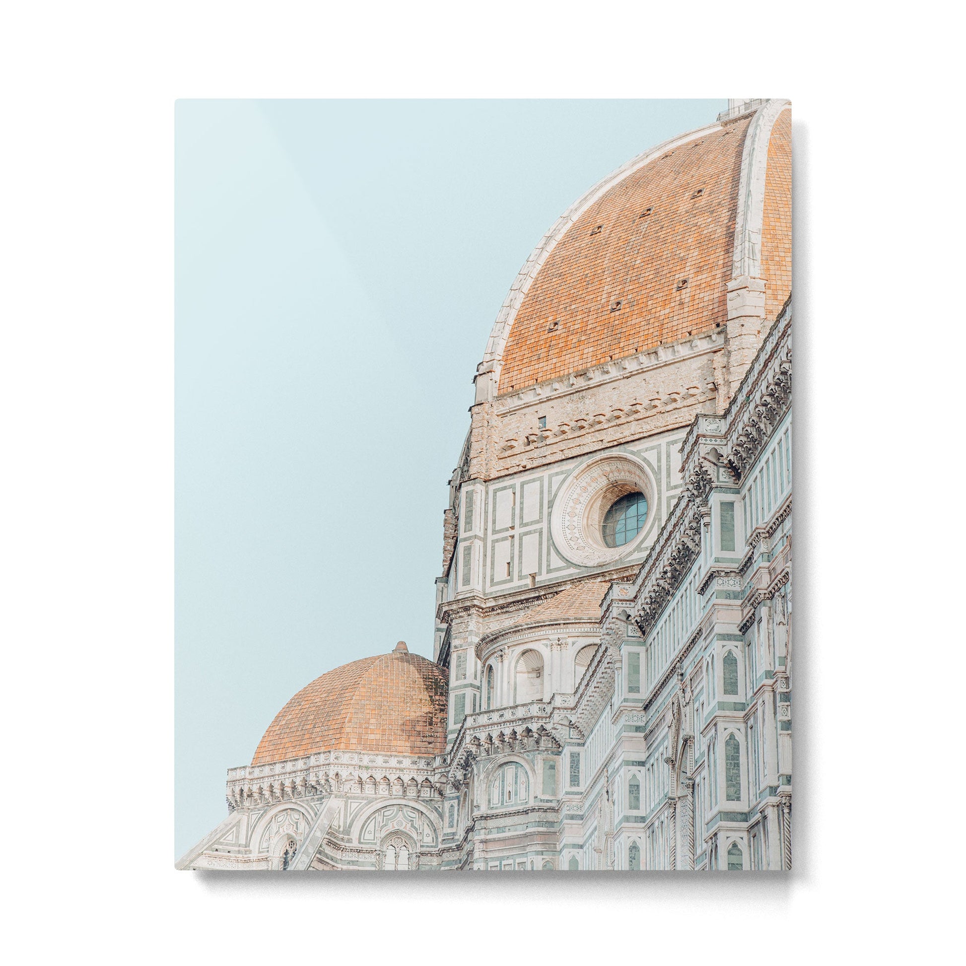 Il Duomo Details - Florence Italy Architecture, Travel Photography Metal Print | TeksDecor