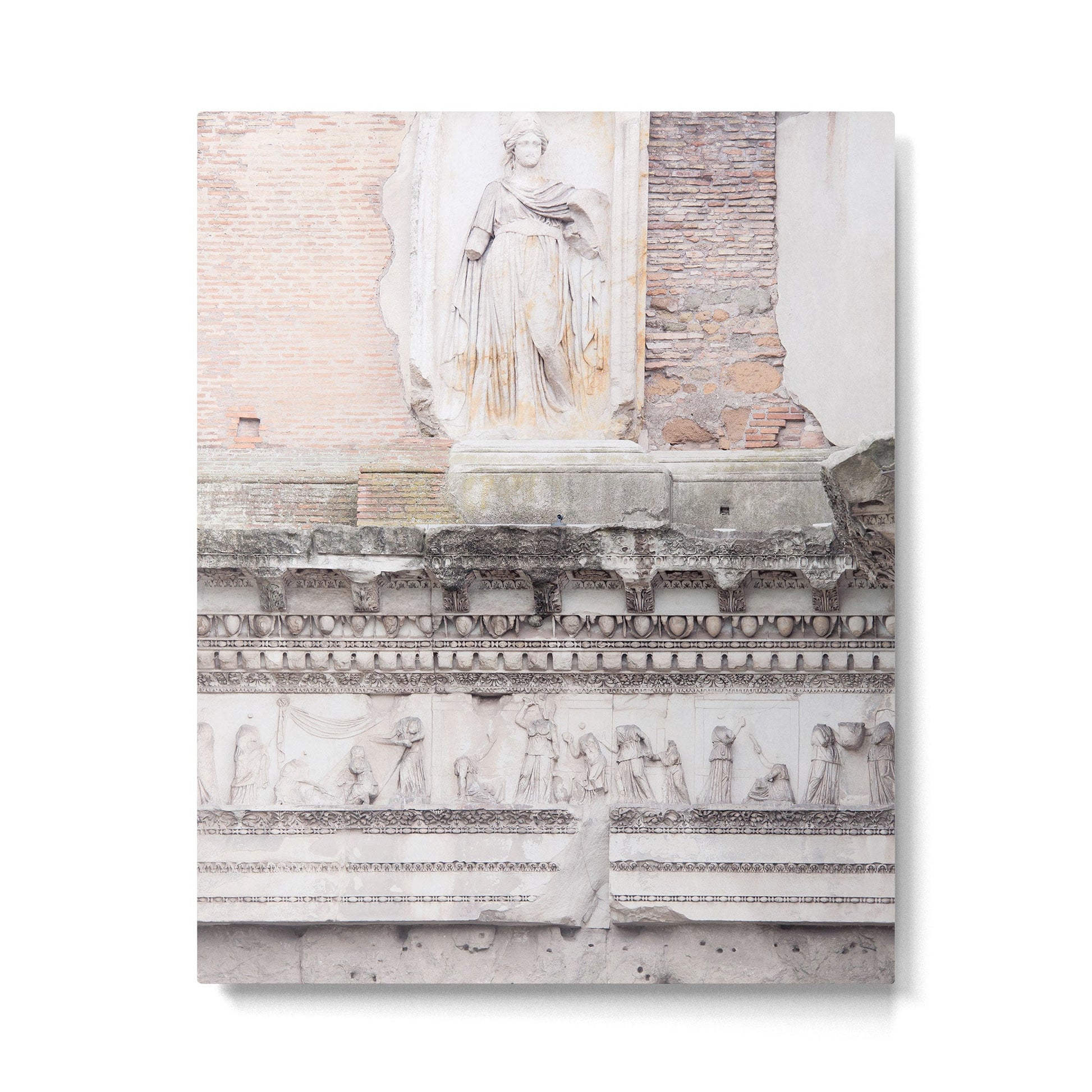 Minerva Temple - Rome Forum Architecture Photography Metal Print | TeksDecor