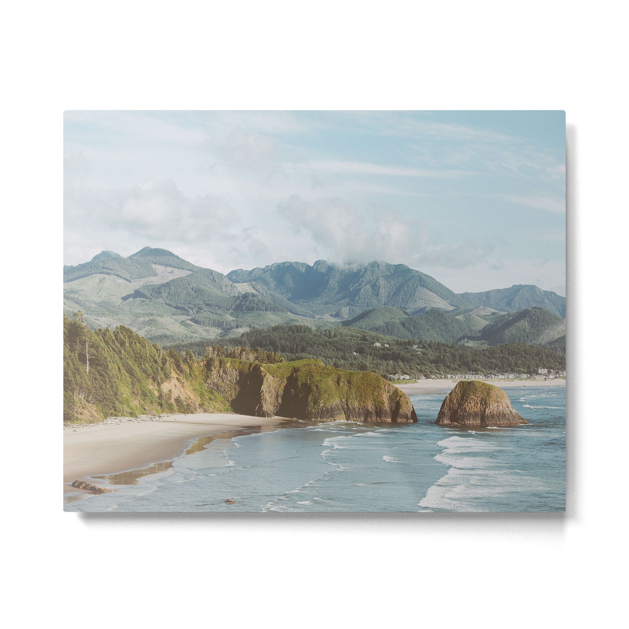 Oregon Sea Stacks Metal Print | TeksDecor