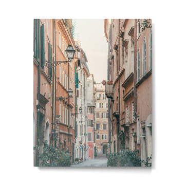 Roman Street - Rome Italy Travel Photography Metal Print | TeksDecor