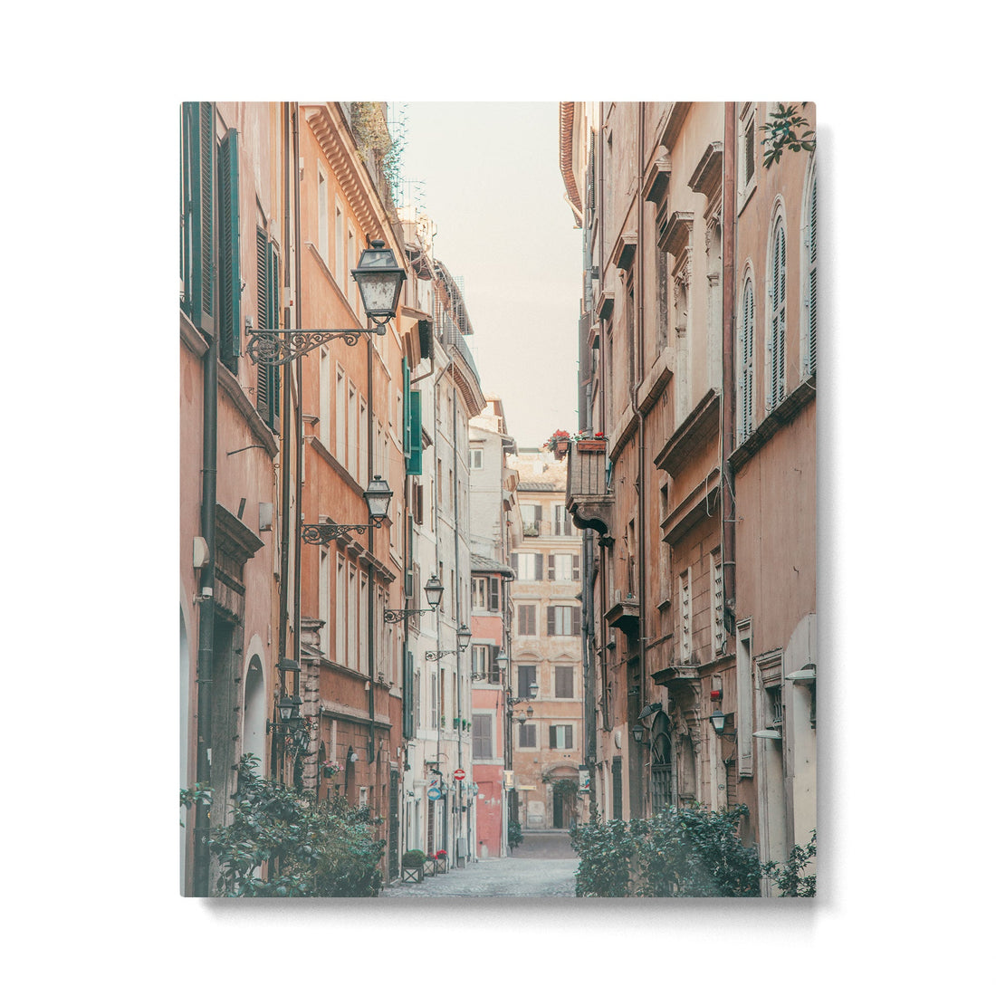 Roman Street - Rome Italy Travel Photography Metal Print | TeksDecor