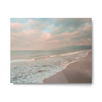 Santa Monica Beach - Coastal Landscape Photography, California Metal Print | TeksDecor