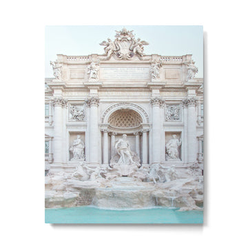 Trevi Fountain - Rome Italy Architecture, Travel Photography Metal Print | TeksDecor