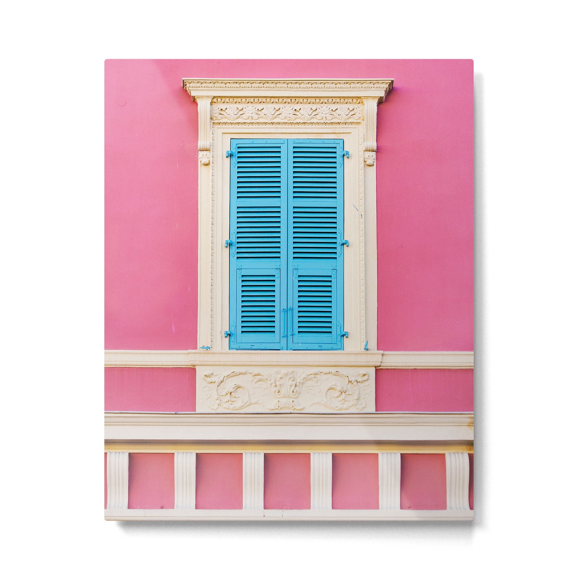 Window in Nice, France - Architecture, Travel Photography Metal Print | TeksDecor