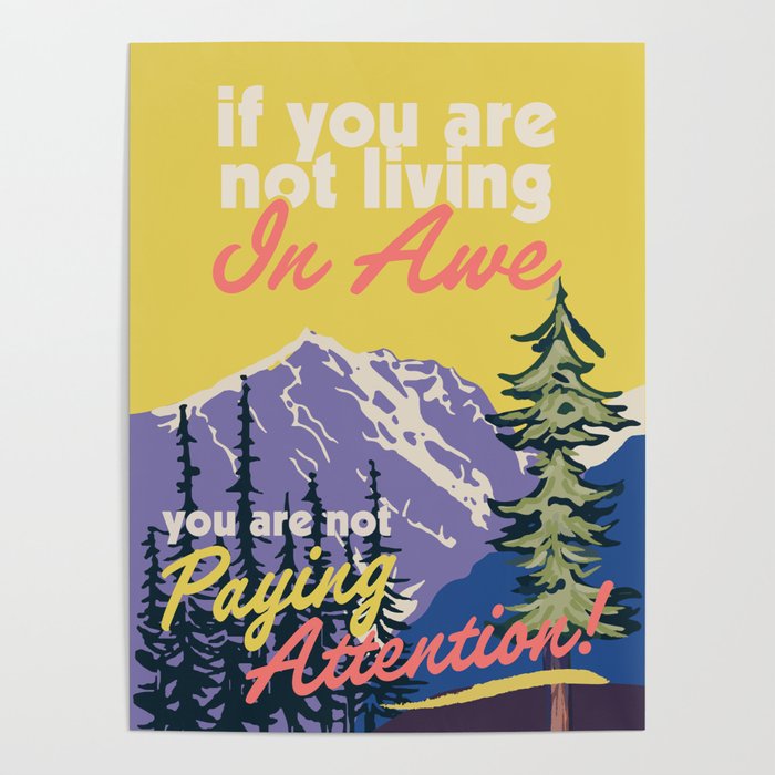 Live In Awe Poster