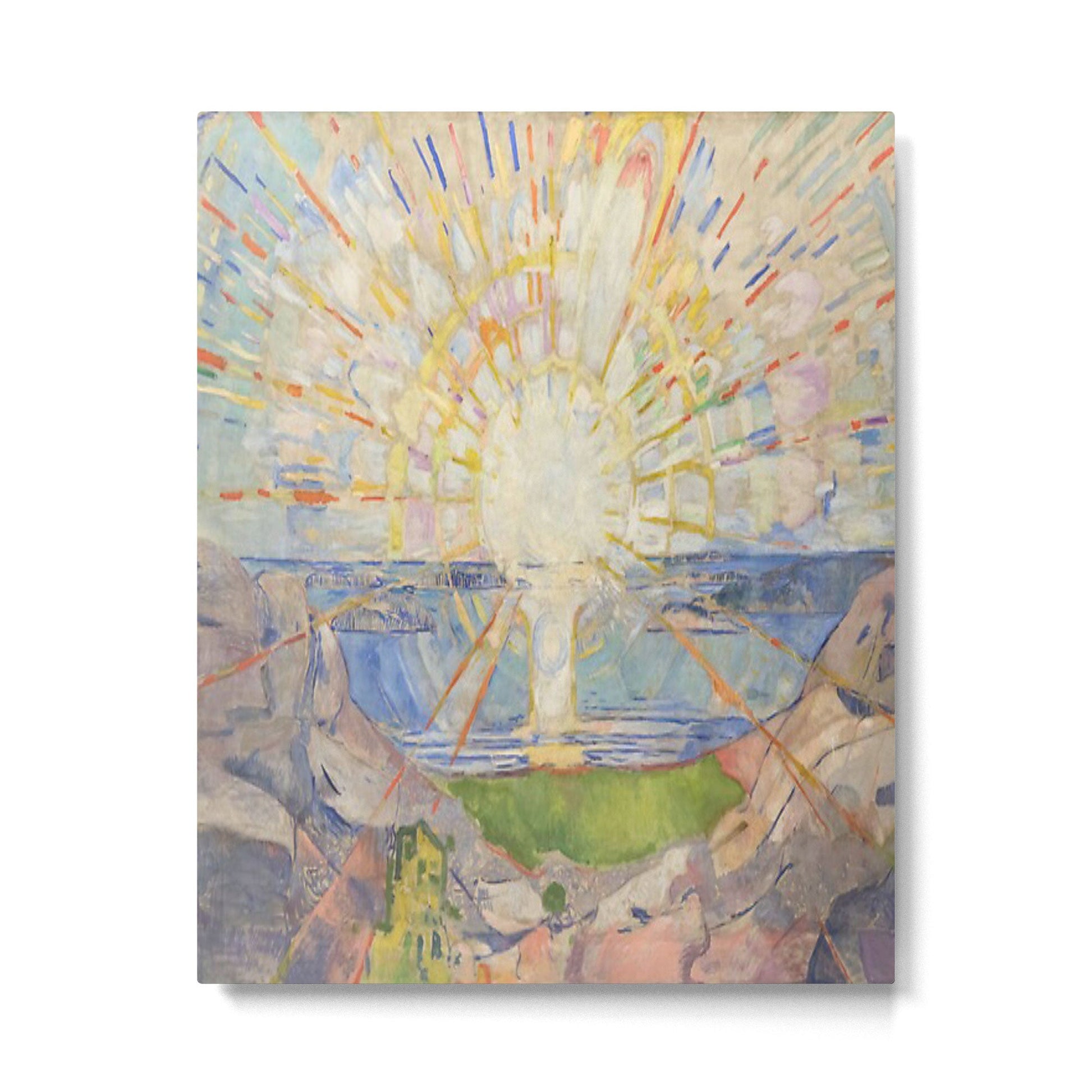 Edvard Munch - The Sun (Solen) (1911)  Metal Print | TeksDecor