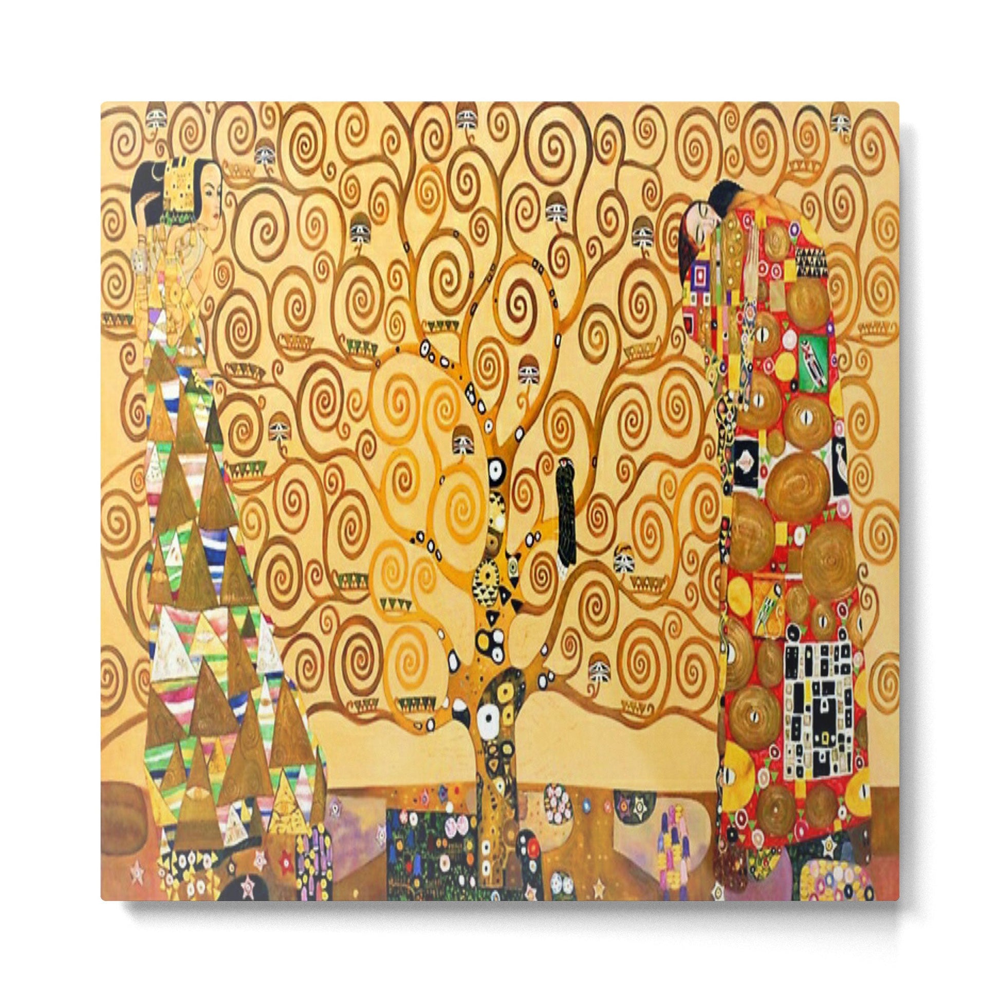 Gustav Klimt The Tree of Life Metal Print | TeksDecor