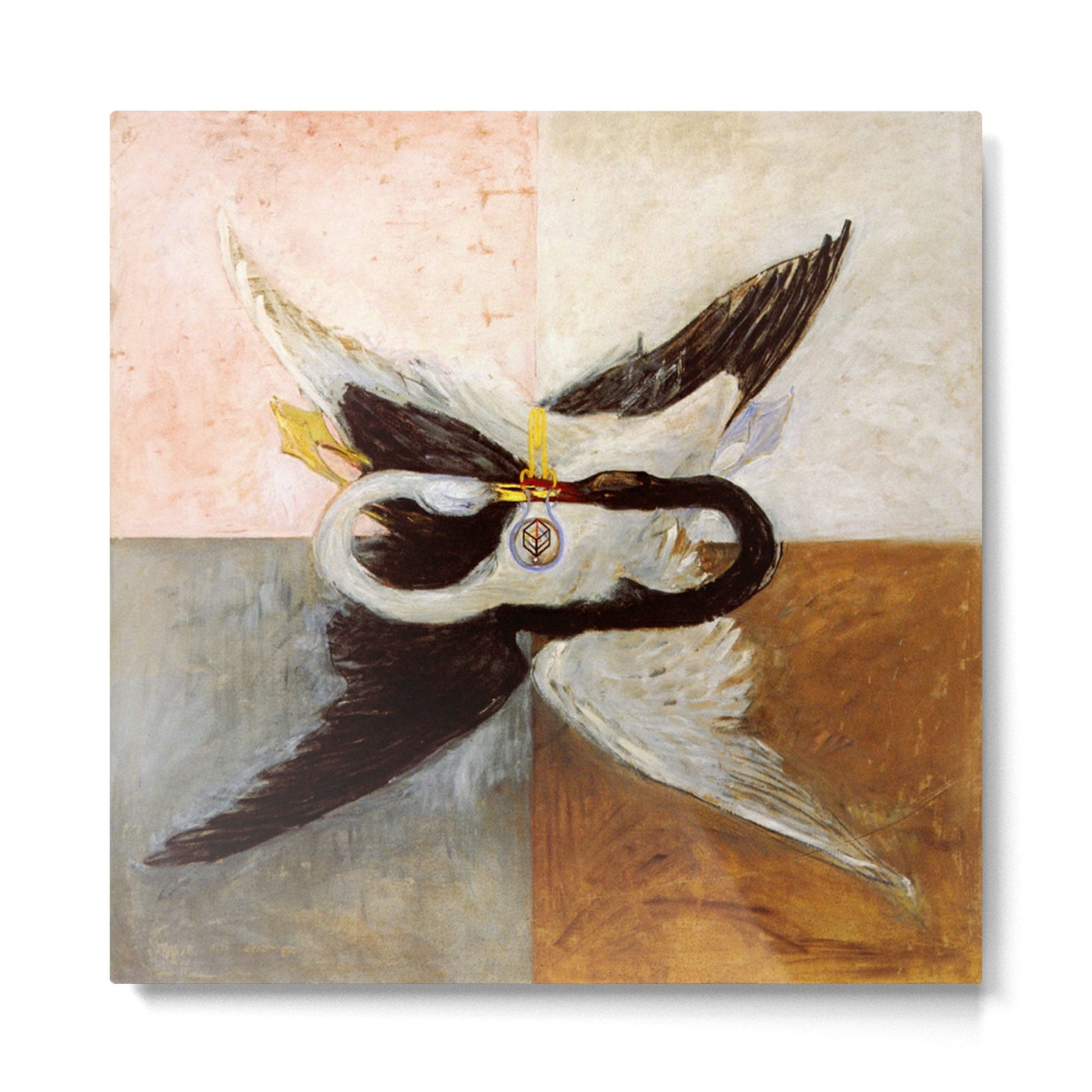 Hilma af klint The Swan,No,3 Metal Print | TeksDecor