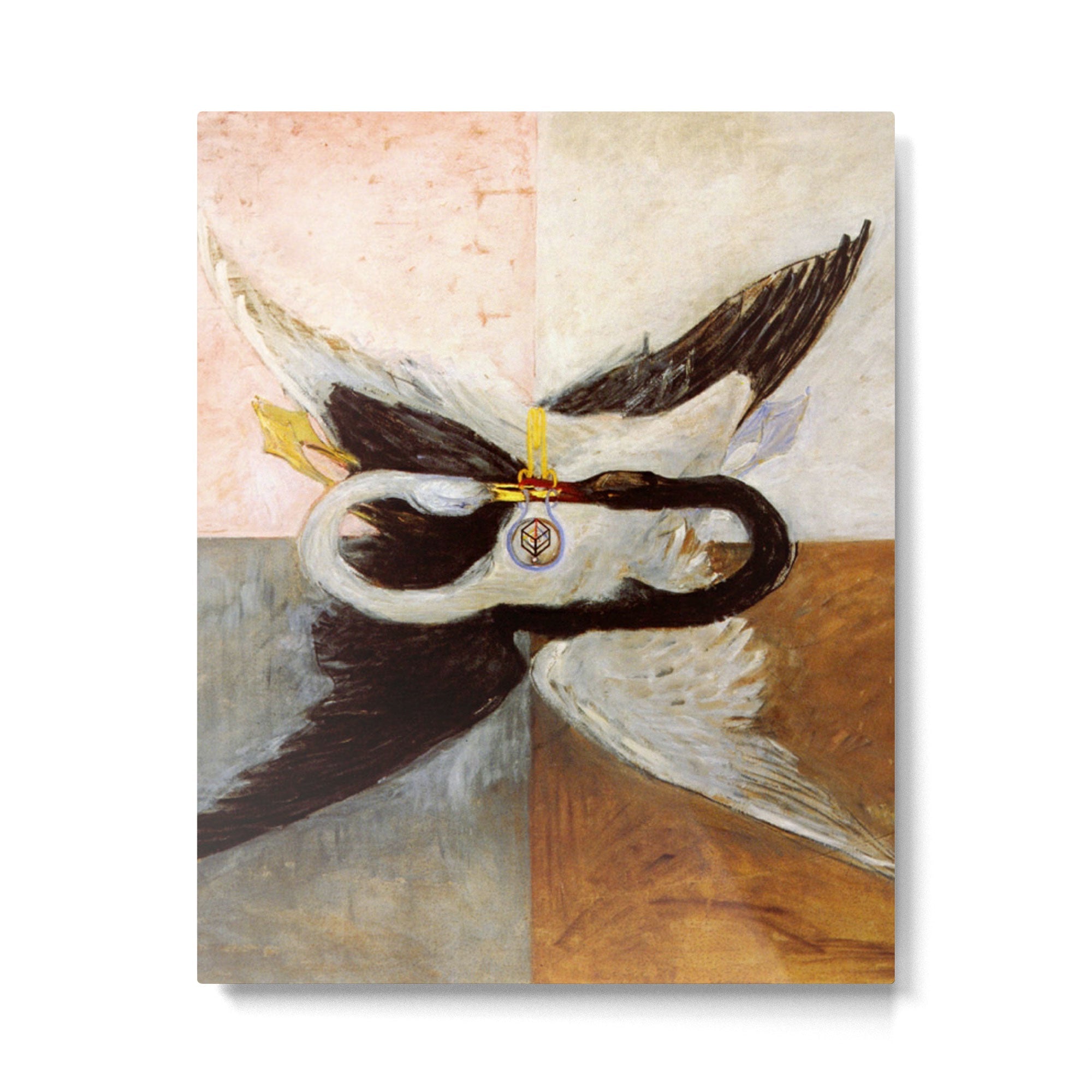 Hilma af klint The Swan,No,3 Metal Print | TeksDecor