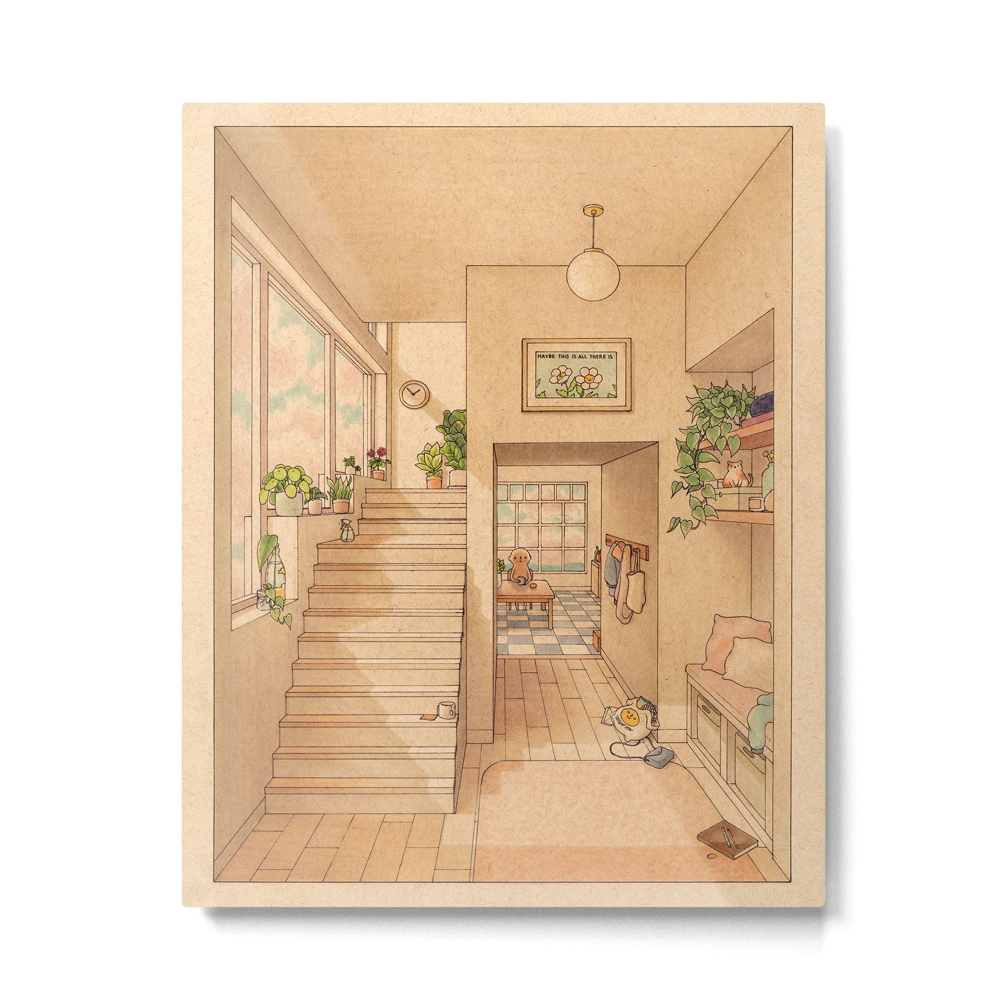 Maybe This is All There is Metal Print | TeksDecor