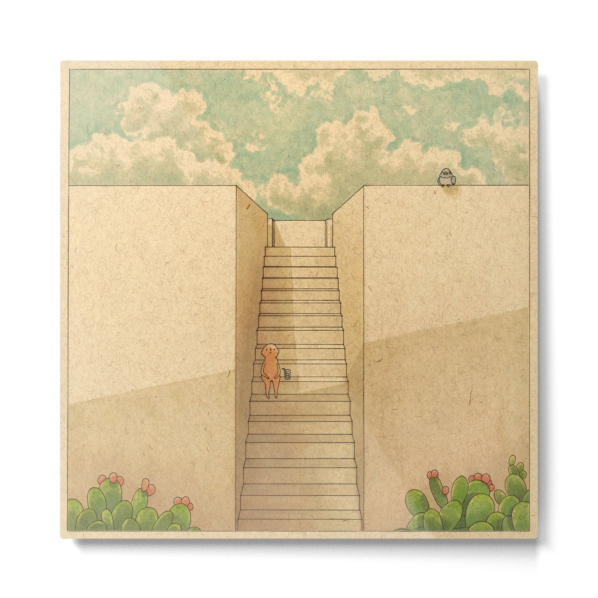 Stairway Metal Print | TeksDecor