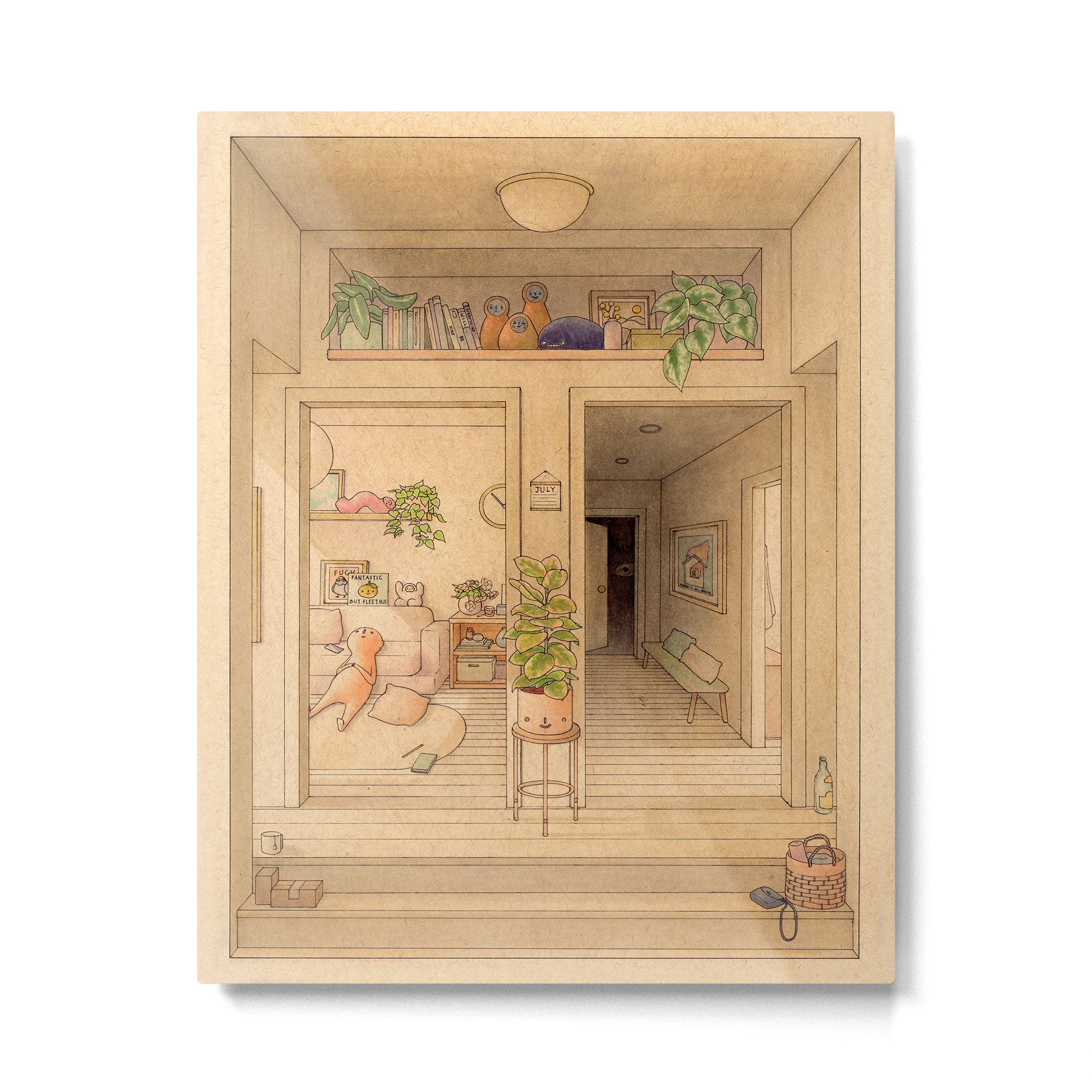 Two Doors Metal Print | TeksDecor