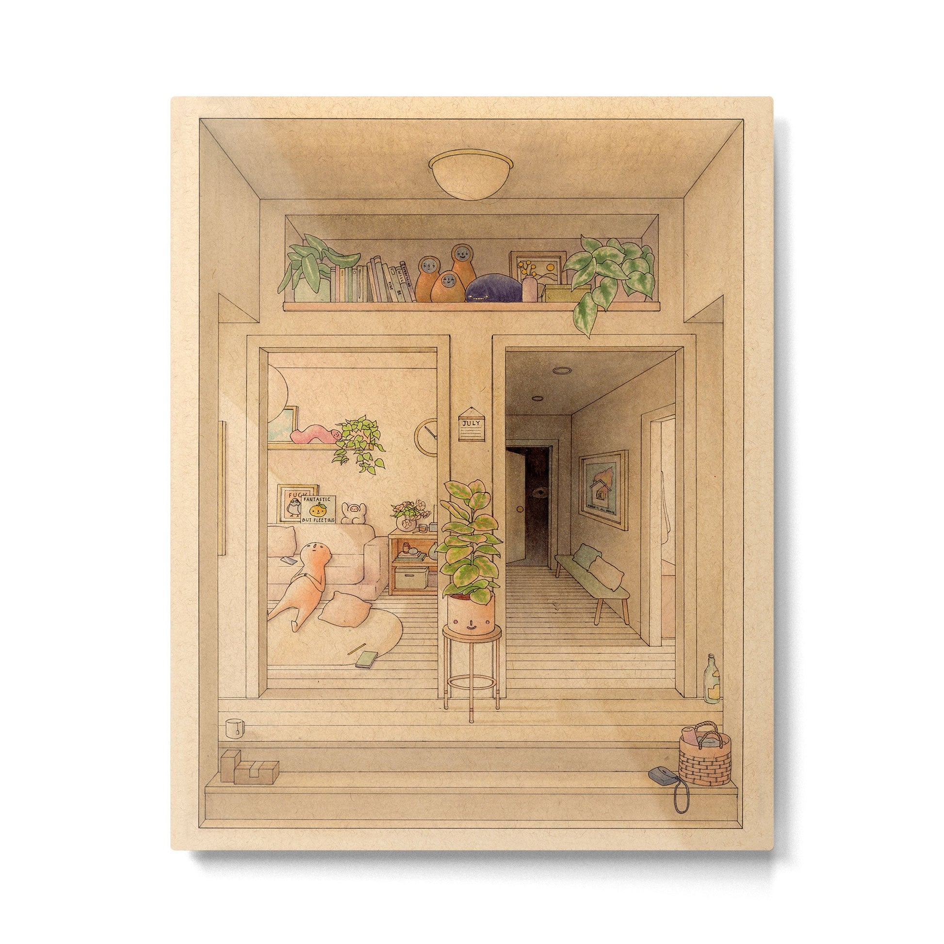 Two Doors Metal Print | TeksDecor