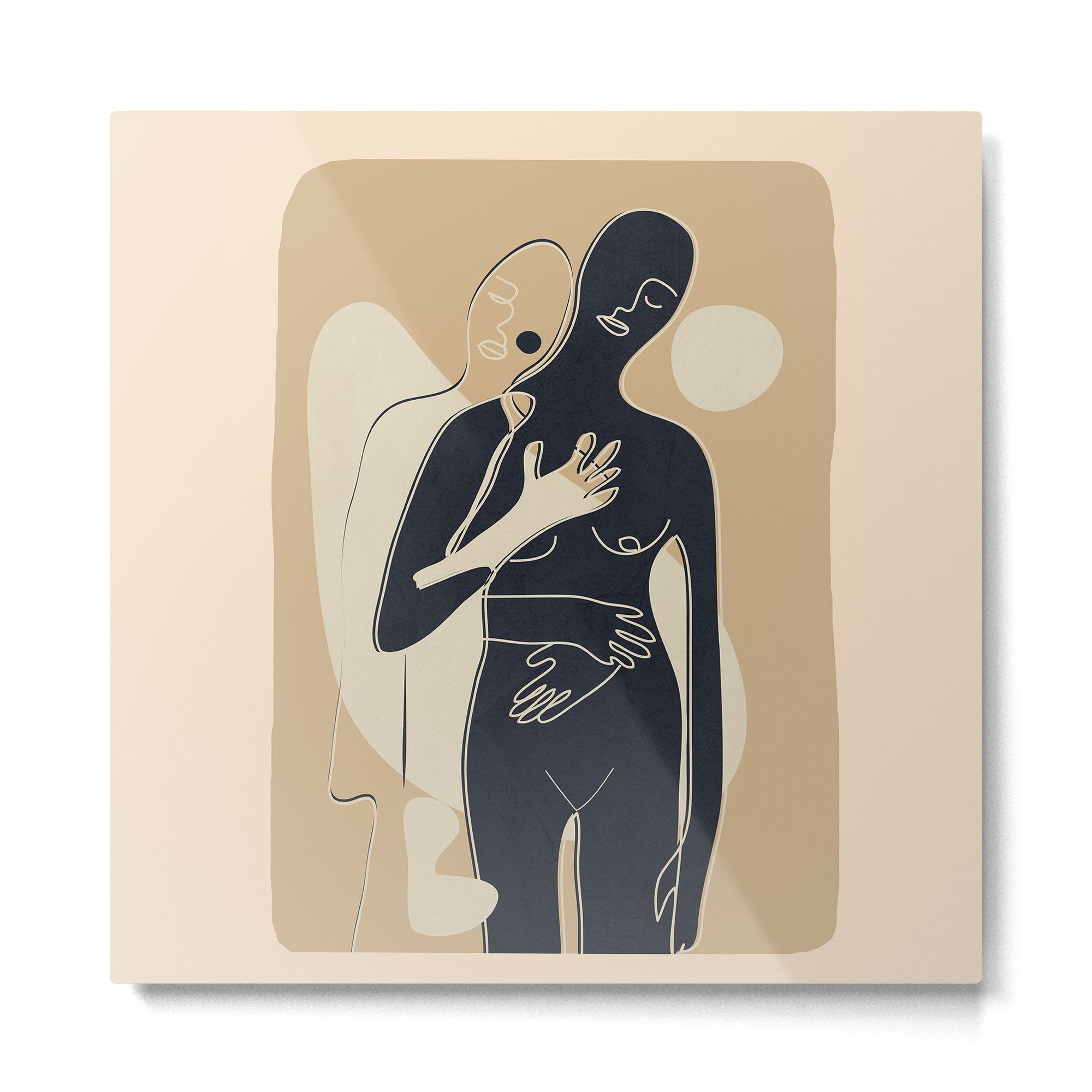 Abstract Feeling 10 Metal Print | TeksDecor