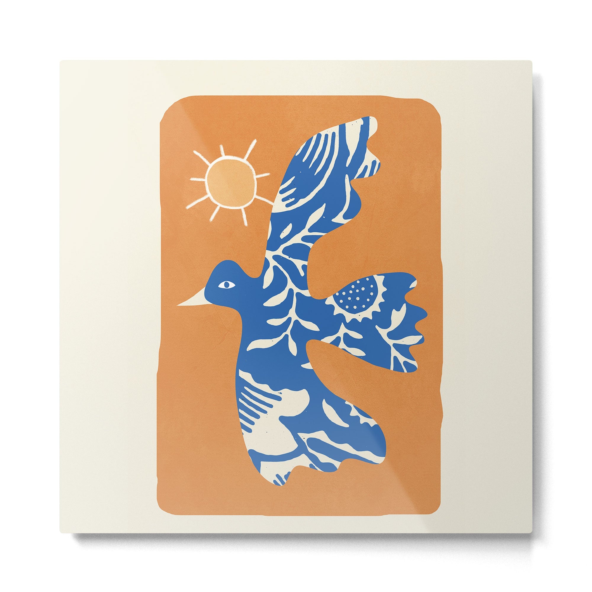 Abstract Flight 13 Metal Print | TeksDecor