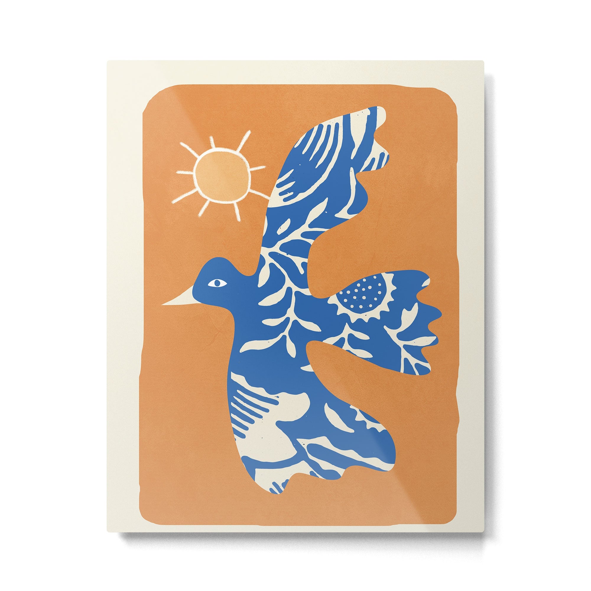 Abstract Flight 13 Metal Print | TeksDecor