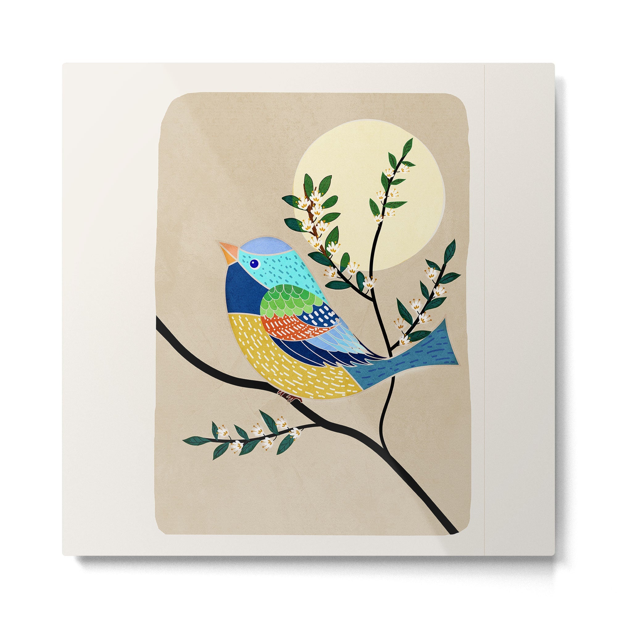 Abstract Flight 23 Metal Print | TeksDecor