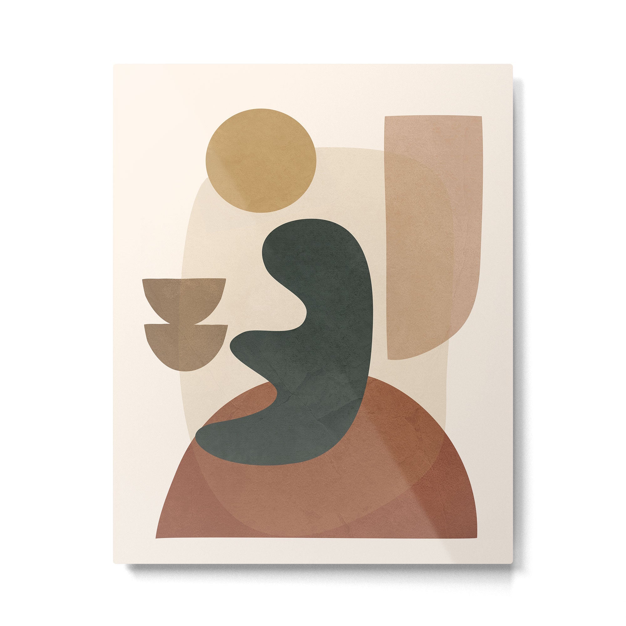 Abstract Minimal Art 28 Metal Print | TeksDecor