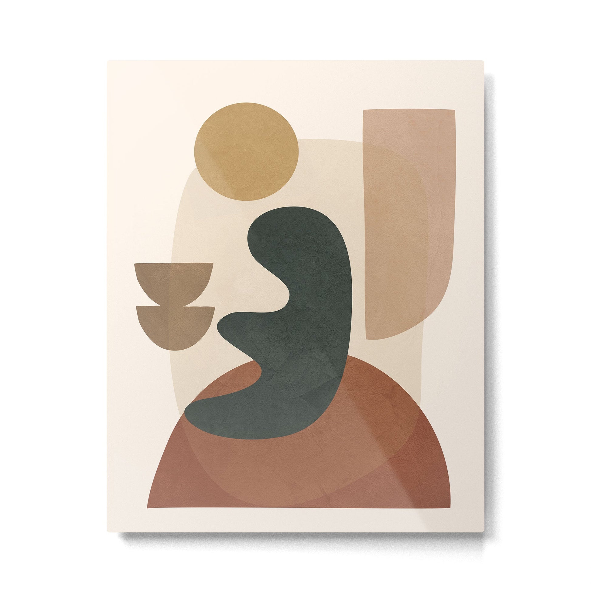 Abstract Minimal Art 28 Metal Print | TeksDecor