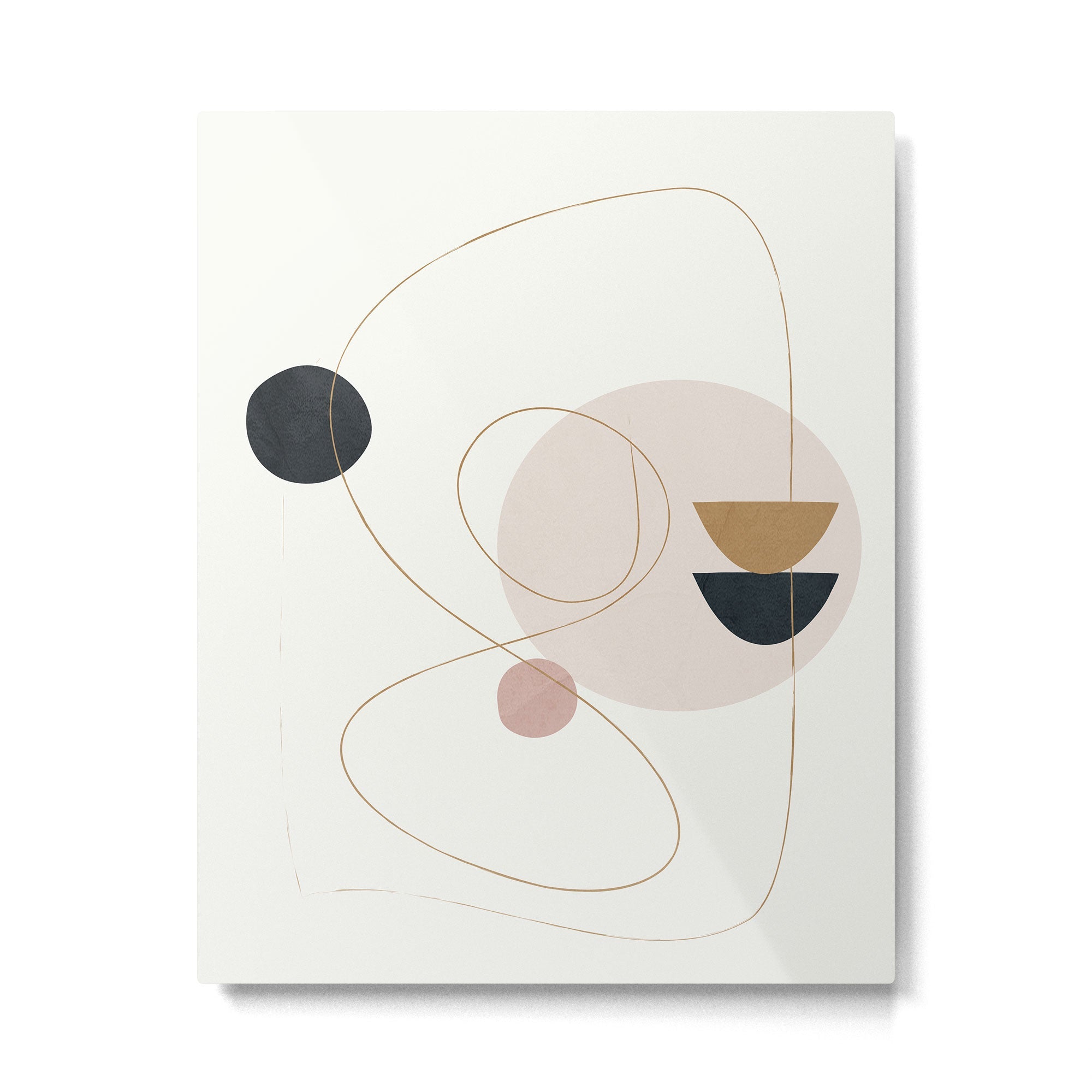 Abstract Minimal Art 31 Metal Print | TeksDecor