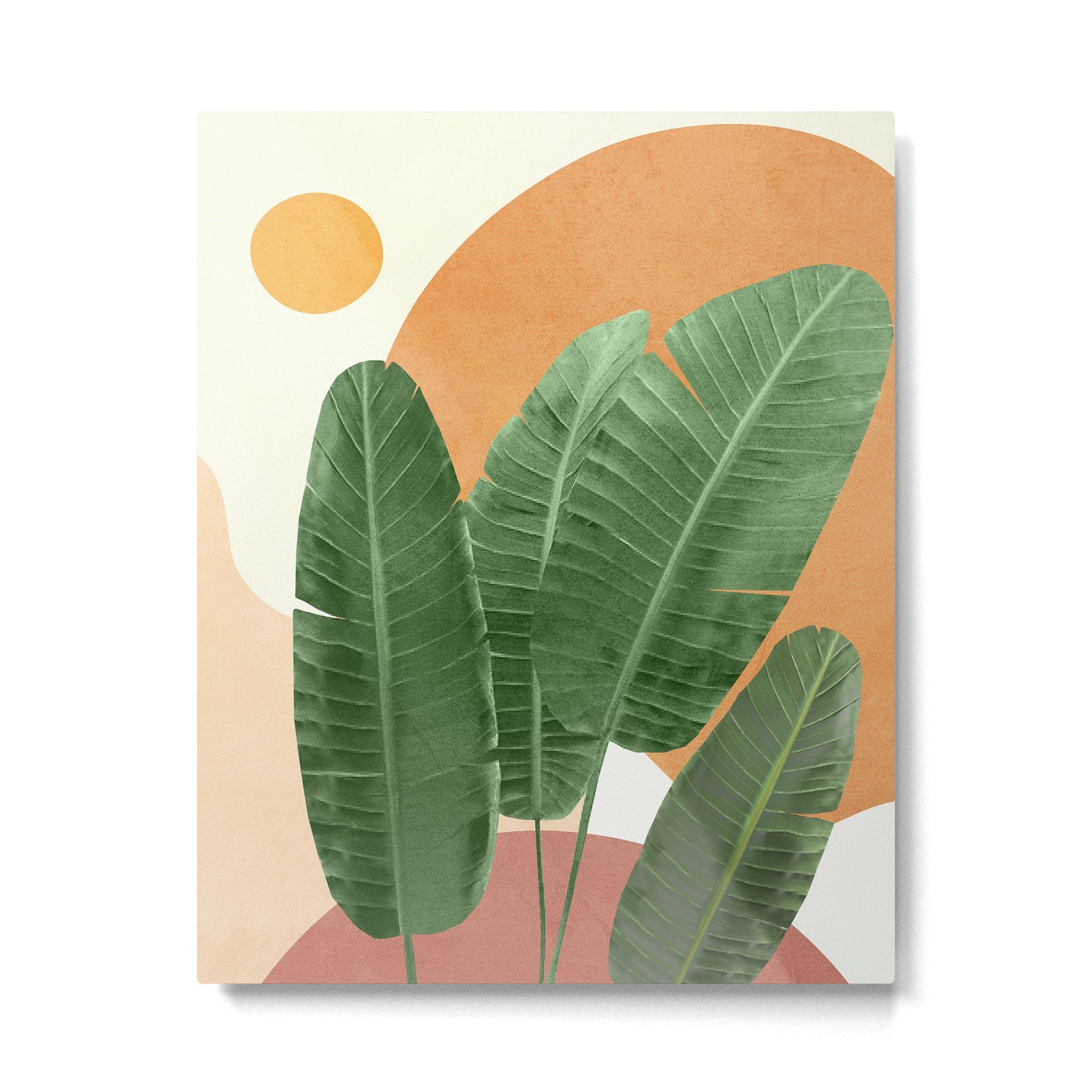 Banana Leaves Metal Print | TeksDecor
