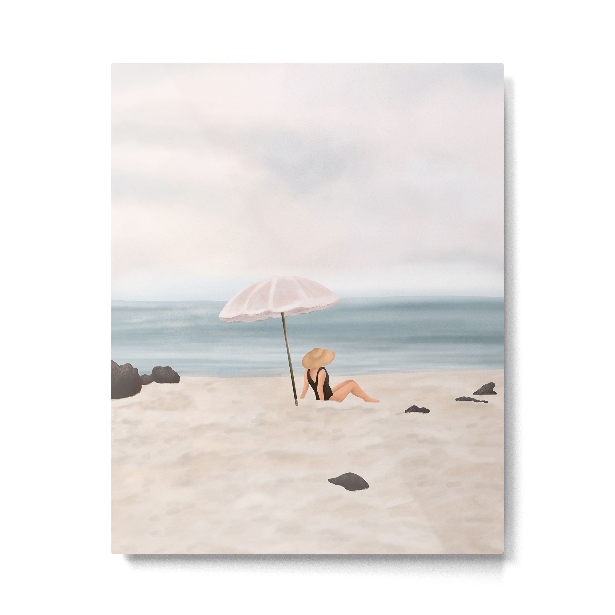 Beach Morning II Metal Print | TeksDecor