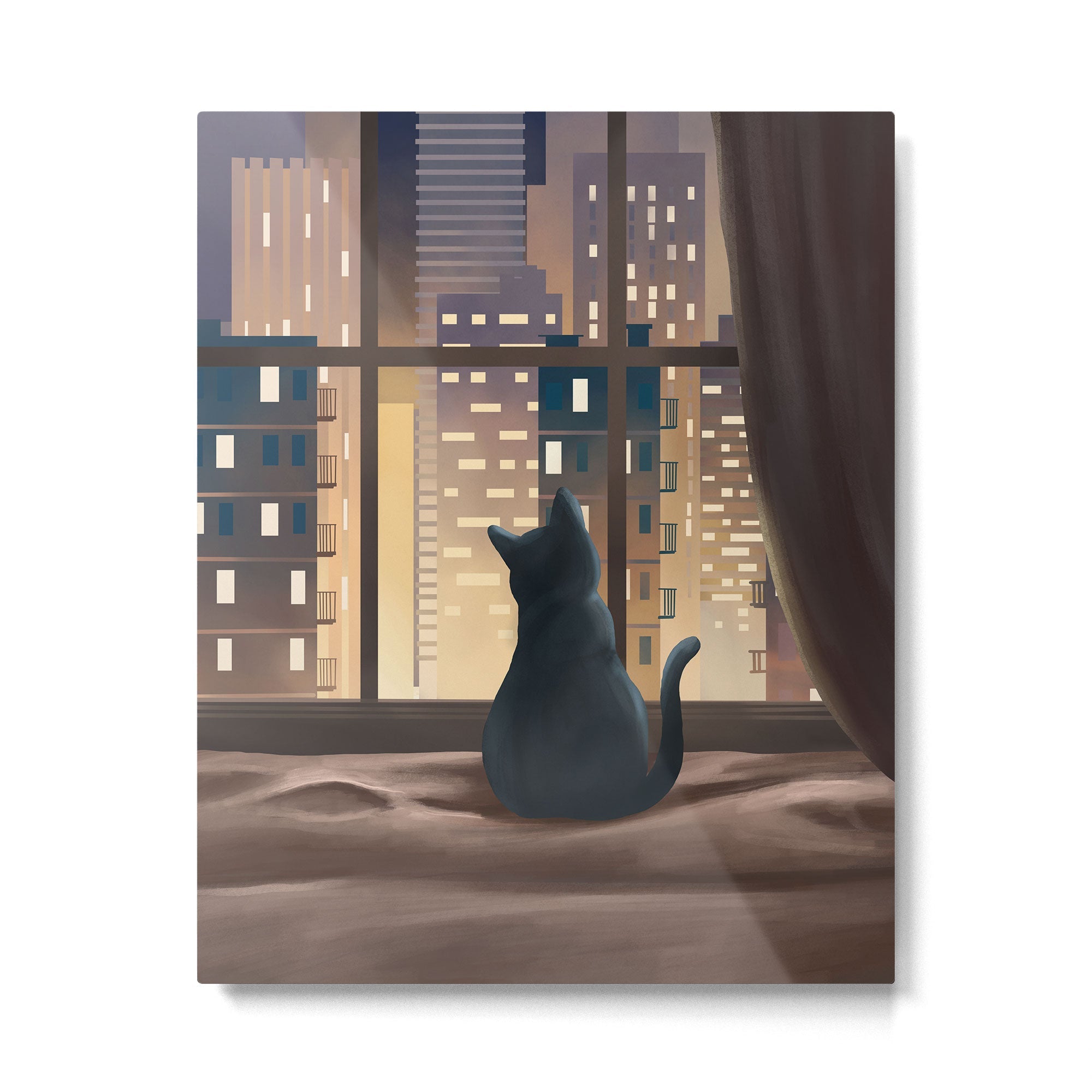 City View Metal Print | TeksDecor