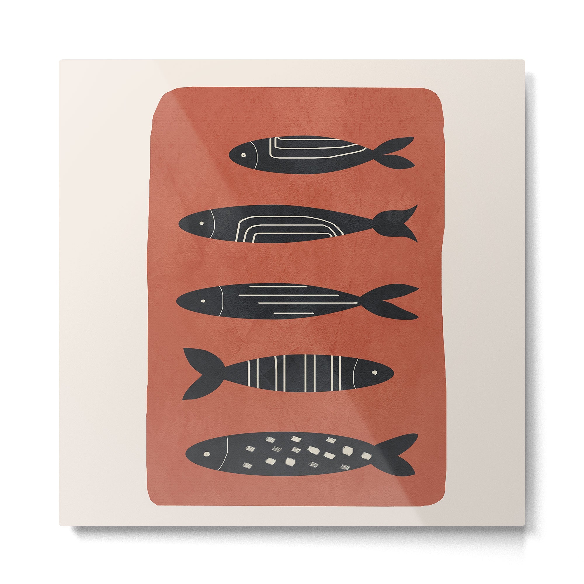 Fishes 05 Metal Print | TeksDecor