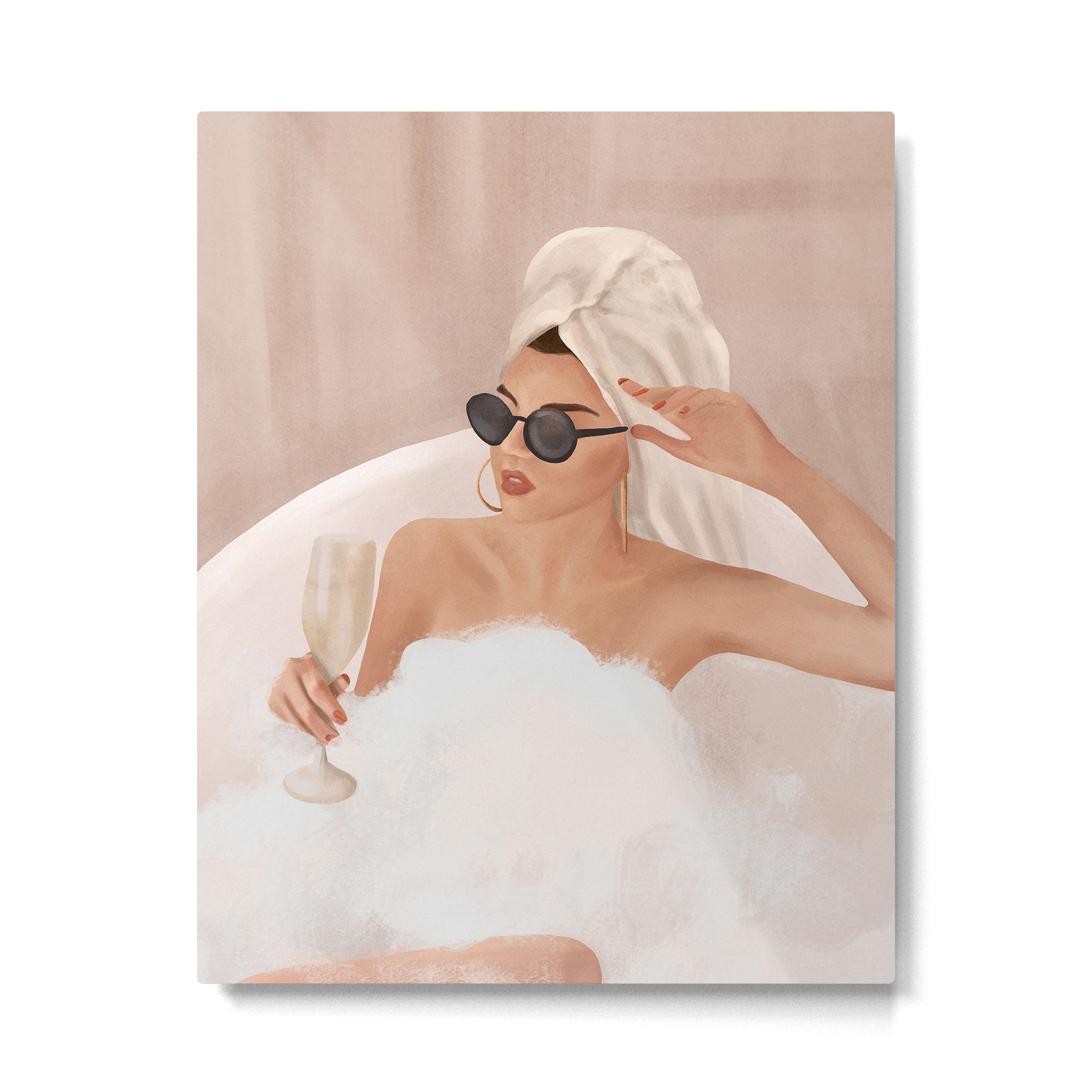 Friday Evening Metal Print | TeksDecor