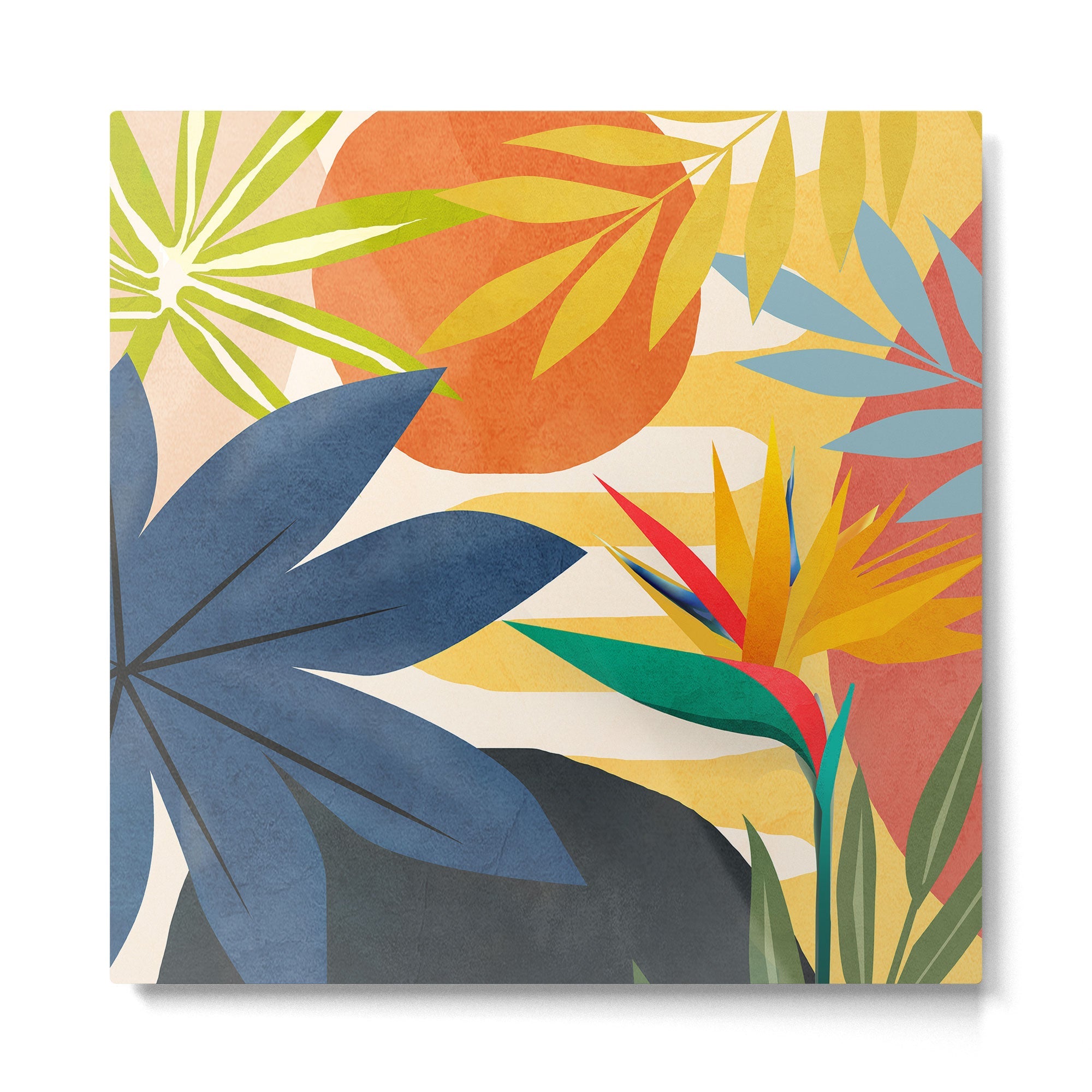 Garden in the Sunshine 7 Metal Print | TeksDecor