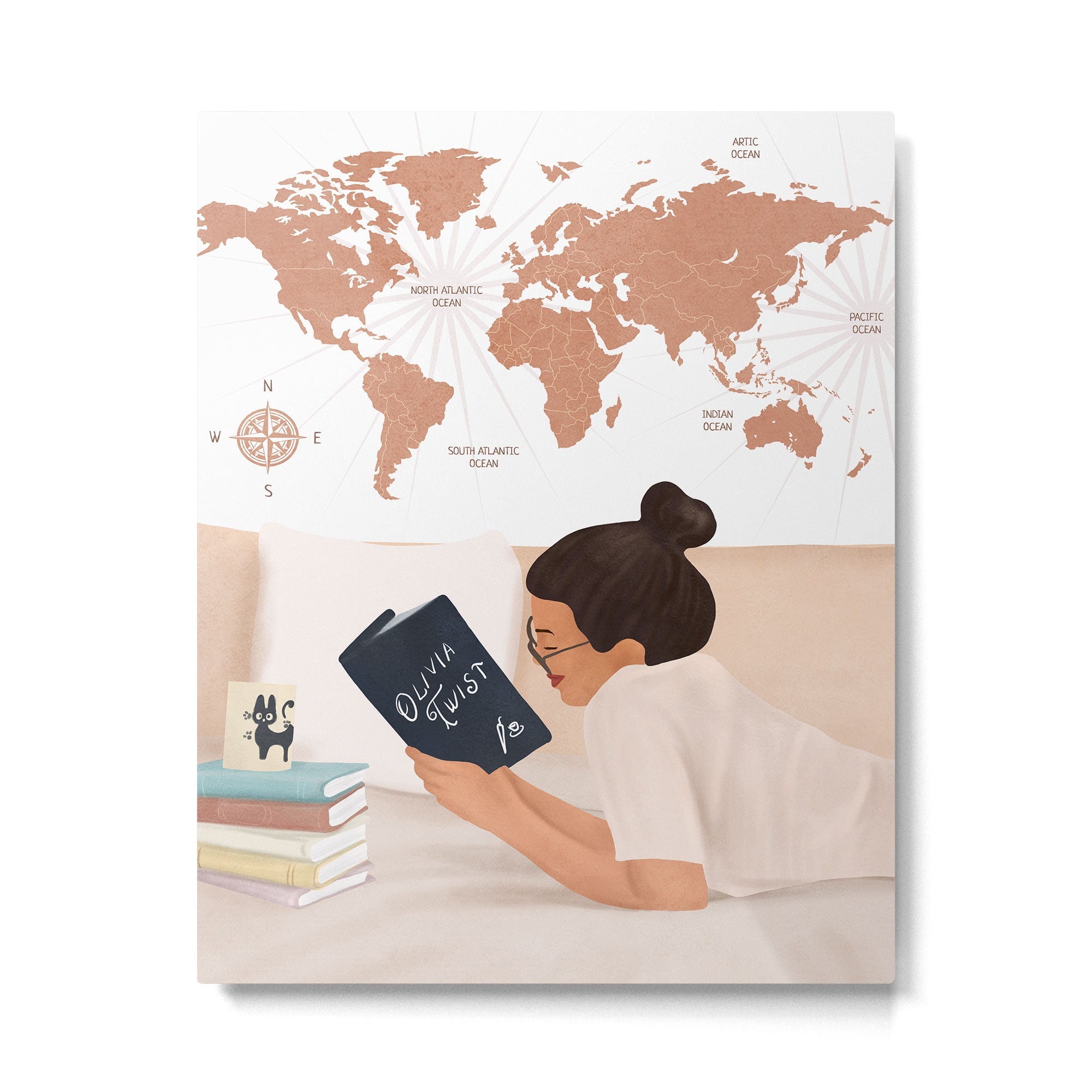 Good Read 03 Metal Print | TeksDecor