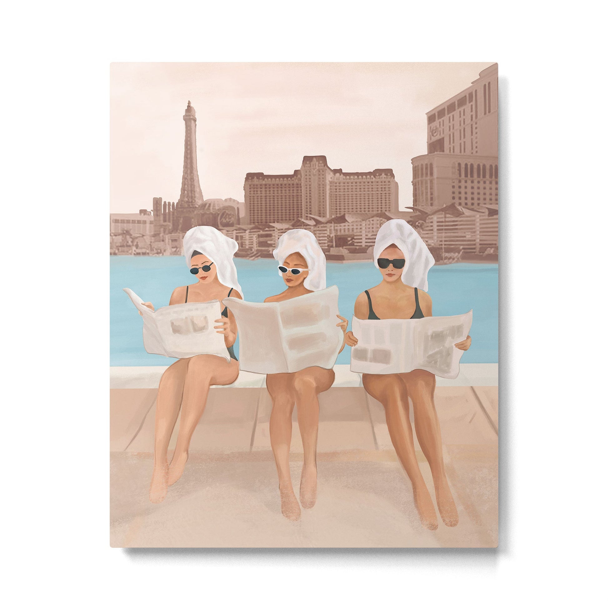 Hotel Morning Metal Print | TeksDecor